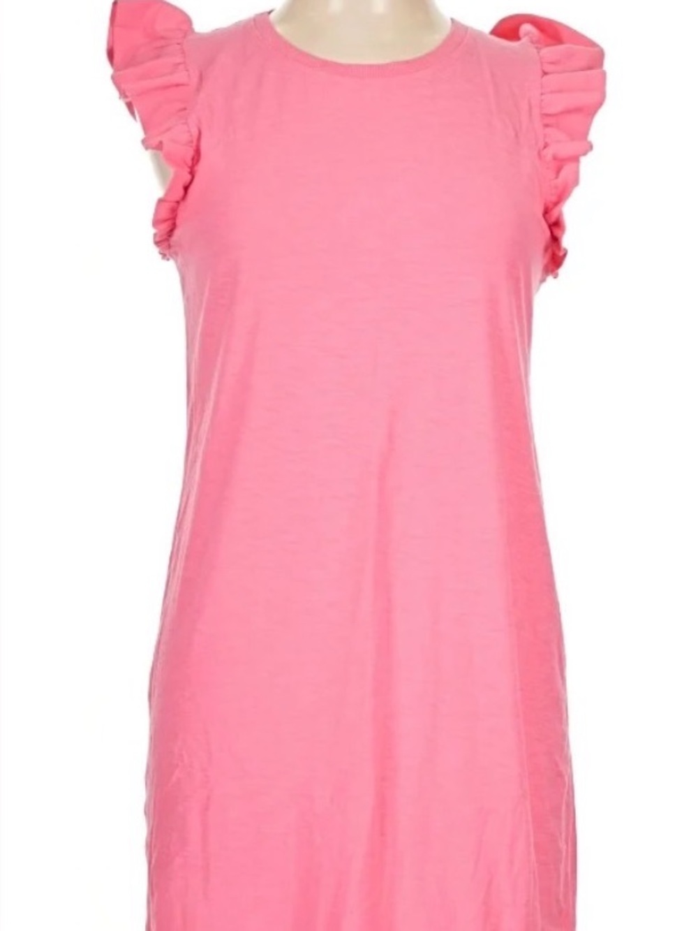 Nation LTD Elliot Ruffle Sleeve Drsss Women’s Large Coral Pink